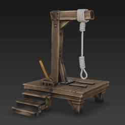 Figure Historical Modelism Gallows with Cadalso
