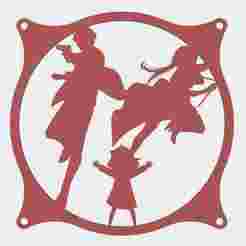 Forger Family Spy x Family 120mm Fan Cover