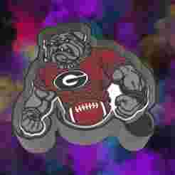 GA Bulldogs Freshie Mold