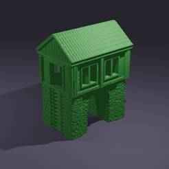 Garrison Gatehouse – 28mm Modular Watchtower for Fantasy or Historical Tabletop Wargames and RPG Terrain