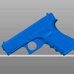 Glock 19 23 Gen 3 G19 G23 Exact Scale High Definition 3D Scan w/ Reinforced Trigger