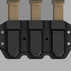 GLOCK 9/40 TRIPLE MAGAZINE OWB HOLSTER COMPRESSION MOLD