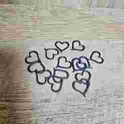 Heart shaped stitch markers - Knitting Crochet