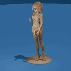 Hot Toon Teacher Stylized Sexy Instructor 3D Model