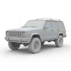 Jeep Cherokee XJ - car, vehicle, automobile, sports car, classic car, race car, toy car, RC car, 3D car model, sedan, SUV, pickup truck, convertible, hatchback, coupe, luxury car, supercar, electric car, 4x4, car toy, RCcar body / RC car shell, slot car,