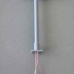 Lamp post with working lights LED strip scale 1:400