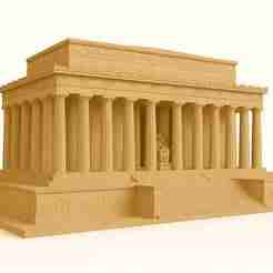 Lincoln Memorial - 3D Model Classic Monument of Washington D. C.