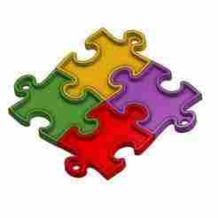 LINKING PUZZLE KEYCHAIN INFINITE CONFIGURATIONS