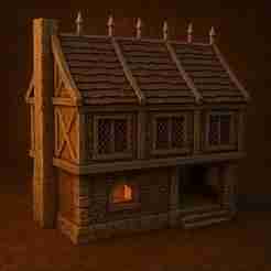 Medieval Mountain Town - House #10