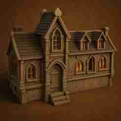 Medieval Mountain Town - House #11