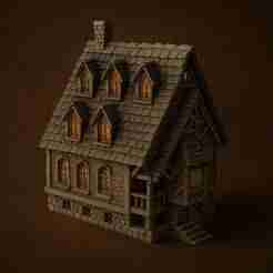 Medieval Mountain Town - House #13