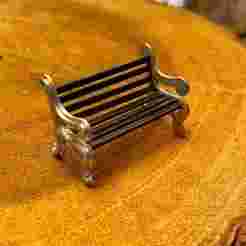 Mini park bench - Classic vintage style