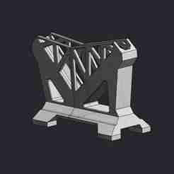 Modern Laptop Stand 3D Model – FBX, OBJ, STL, BLEND,Plasticity