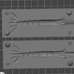 mold for making shrimp bait tip2