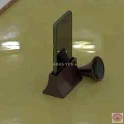 MONOBLOCK SMARTPHONE HOLDER WITH PASSIVE AMPLIFIER