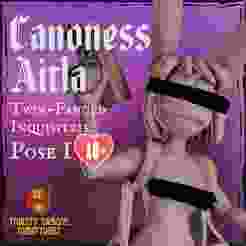 NSFW Canoness Aitla, Twin-Fanged Inquisitrix: Pose 1 Naughty Pack