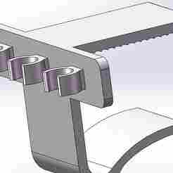 Office PC cable management clip (table 25mm thick)