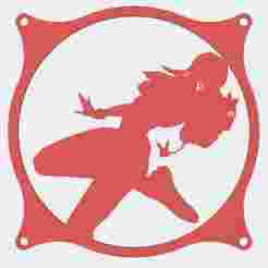 Overwatch Stadium D.Va 120mm Fan Cover