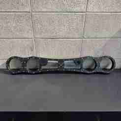 Parametric BDSM Spreader bar - Equal size cuffs