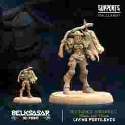 Pestilence Soilders C Nude 32mm and 75mm