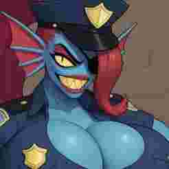 Police officer Undyne- NSFW