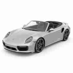 Porsche 911 Turbo Cabriolet - car, vehicle, automobile, sports car, classic car, race car, toy car, RC car, 3D car model, sedan, SUV, pickup truck, convertible, hatchback, coupe, luxury car, supercar, electric car, 4x4, car toy, RCcar body / RC car shell,