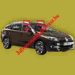Roof rail end cap - Right+left front - Renault Megane III Grandtour