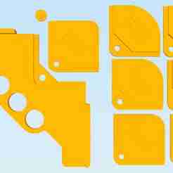 Router Template, Corner Radius R10 a R40