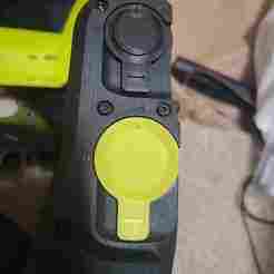 Ryobi PBLSV718 Pet Stick Vac Front Roller Locking Mechanism