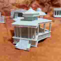 Saint Seiya libra Temple - Templo Acuario 3D print model