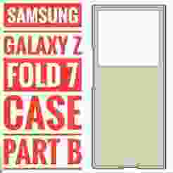 Samsung FOLD7 case - part B 1,5 mm Backpack