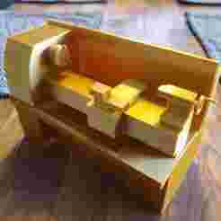 ⚙️ Scale lathe - Model of an EMCO Emcomat 20 D (1:64, 1:10)