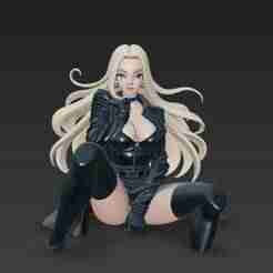 Seductive Leather Queen - STL Pin-Up Sexy for 3D Print