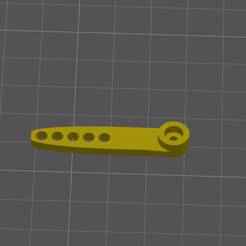 Servo arm rocker arm enlarged