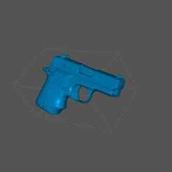 Sig P938 High Quality 3D Scan — Printable Folding Prop