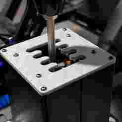 Sim racing shifter pattern plate