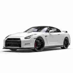 Single STL Nissan GT-R R35 - robotic car, aston martin, mercedes, lincoln, blend car, cinematic car, police car,  accord 3D Model