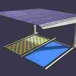 Solar carport for disabled 25U10