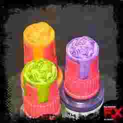 SPACE HELMET - AK INTERACTIVE QUICK GEN COLOUR COLOR TRANSLUCENT BOTTLE SWATCH SUPER MINI CAP - 18ML