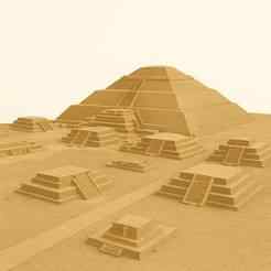 Teotihuacan - 3D Model of the Pyramids of the Sun and the Moon