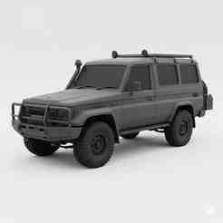 Toyota Land Cruiser 70 Series Troop Carrier - car, vehicle, automobile, sports car, classic car, race car, toy car, RC car, 3D car model, sedan, SUV, pickup truck, convertible, hatchback, coupe, luxury car, supercar, electric car, 4x4, car toy, RCcar body
