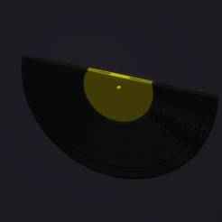 Vinyl Record Guitar Pick Wall Mount
