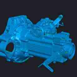 Volkswagen 020 O2O Transmission 3D Scan 5 Speed Golf Mk1 Mk2