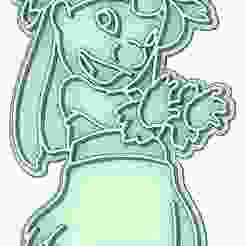 Whole Lilo 5 cookie cutter