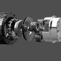 Working Planetary Gearbox