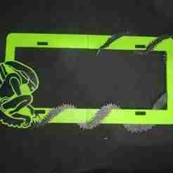 Xenomorph Alien Car Plate Holder