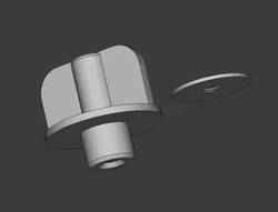 Hairbrush V2 !  #Freecad (added accessories)