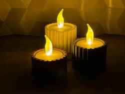 Minimalistic Tealight Holder (simple textures, modern style!)