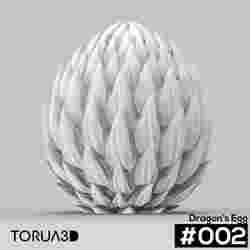 Dijital dosya 3 Ejderha Yumurtası Seti 1 - 3D baskı için Stl dosyaları
