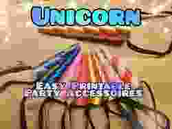 Elastik - / Saç Bandı için Unicorn Boynuz